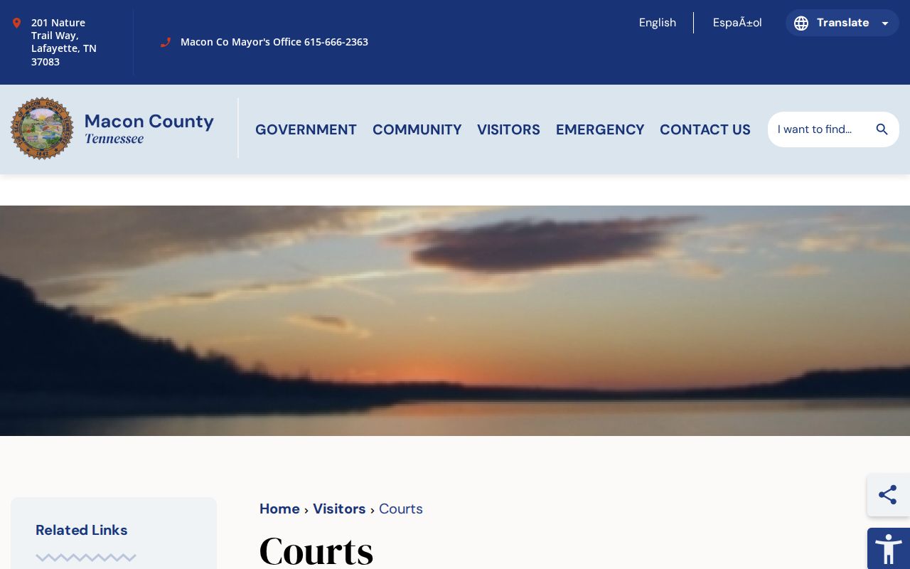 Macon County court docket county court directory